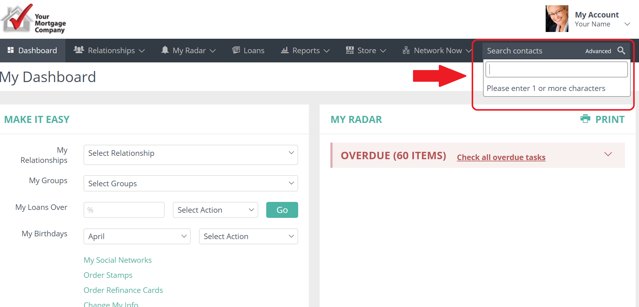 How do I search for a specific contact? – Usherpa Knowledge Center